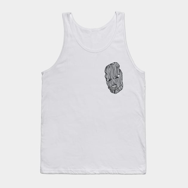 Ski Mask Stripes Tank Top by ghettoblaster28